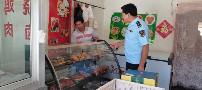 李家店鄉市場監管所強化肉制品質量安全專項檢查